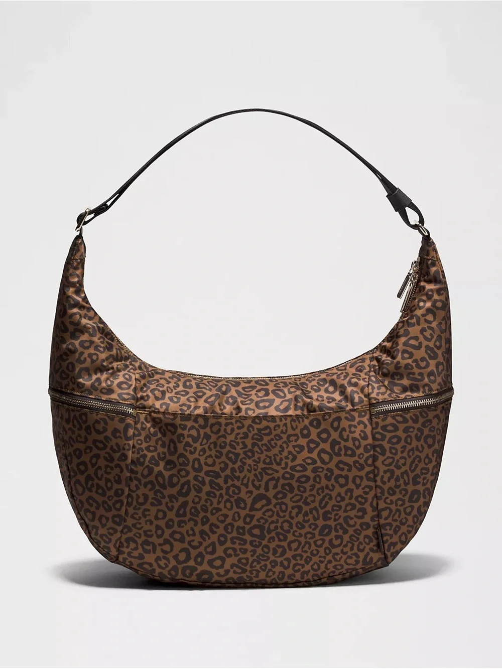 LULULEMON Large Slouchy Sling Bag in Leopard Metal Hardware 13L Shoulder Bag NEW